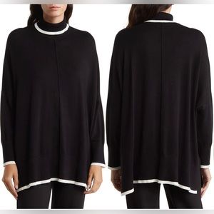 NWOT Adrianna Papell Tipped Turtleneck Sweater